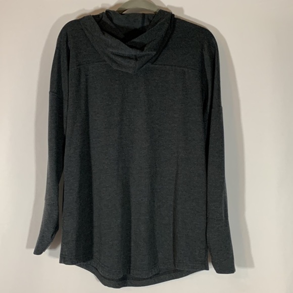 Puma Grey Logo Hooded Sweater Top - Picture 5 of 7